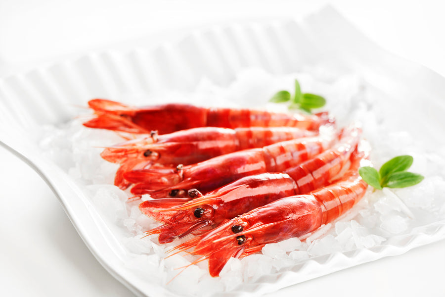 Foto gambas para un catering 