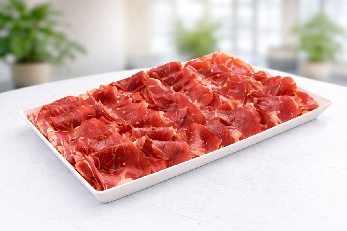Tray of Joselito Ham Shavings