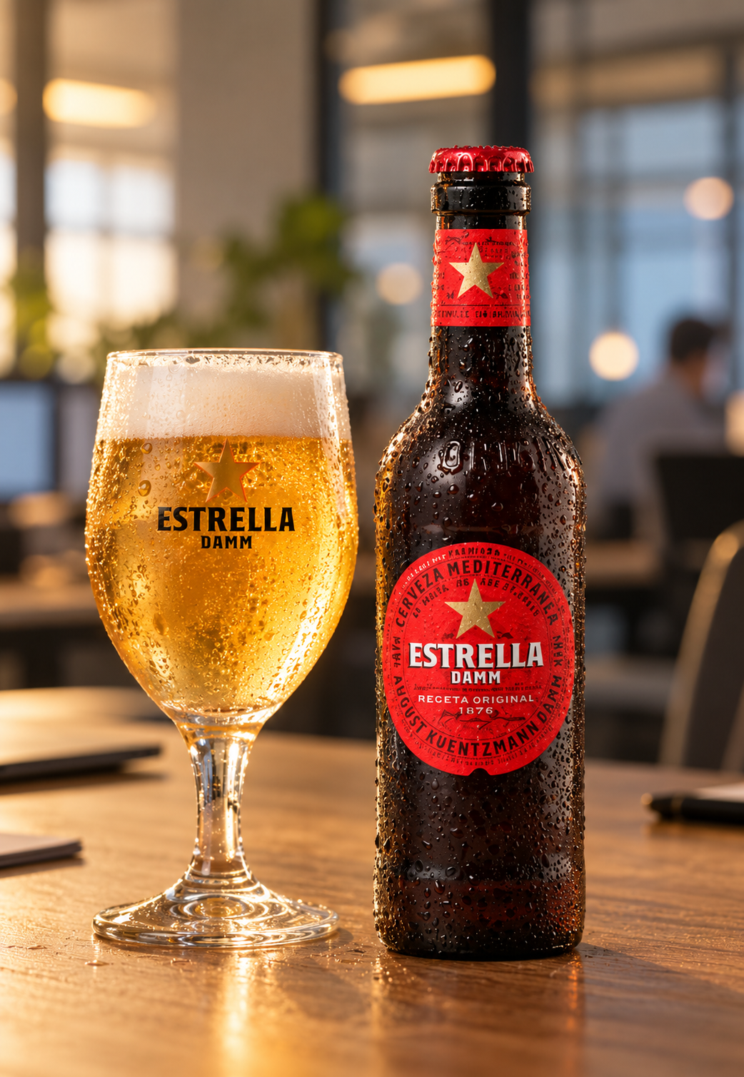 CERVEZA ESTRELLA DAMM 33 cl