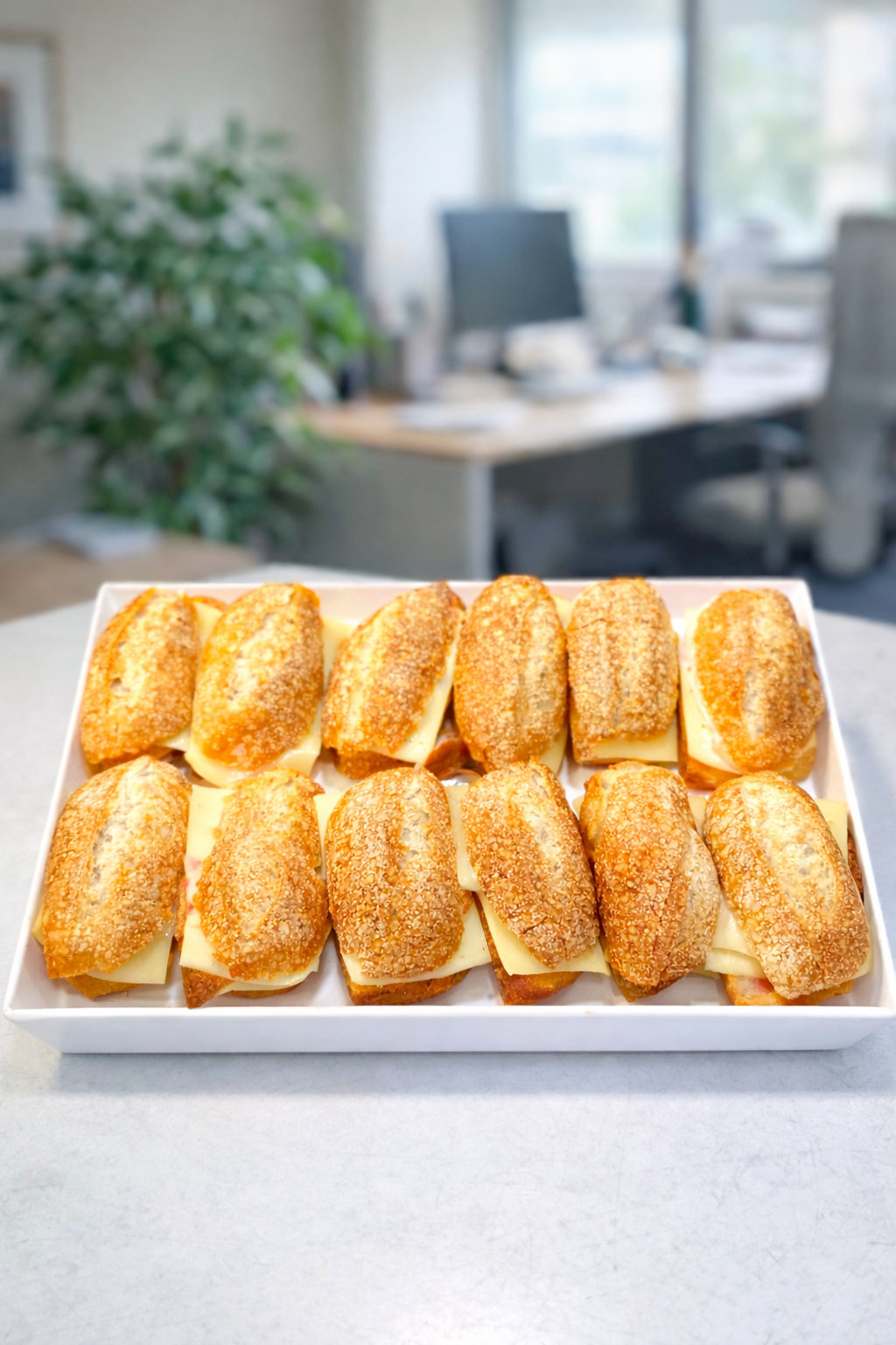 Mini Manchego Cheese Ciabatta Buns